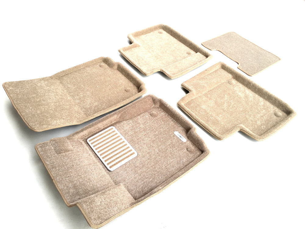 Коврики салона текст. 3D euro-std MERCEDES W166 (ML,GL,GLE, GLS-Class) (2015-) (БЕЖ) (EM3D) NP